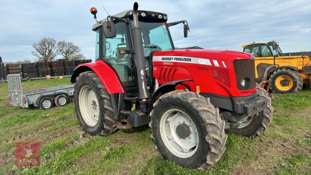 2009 MASSEY FERGUSON 6465 4WD TRACTOR