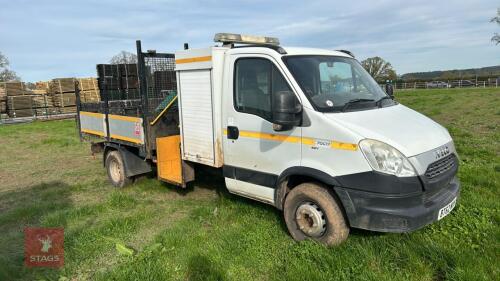2012 IVECO 70C17 DROPSIDE VAN