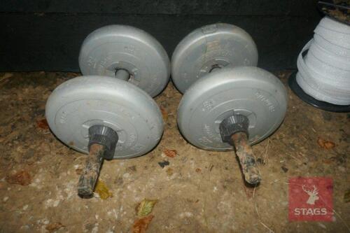 PAIR OF 8.8LBS DUMBBELLS