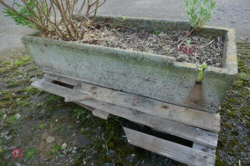 CONCRETE WATER TROUGH/PLANTER