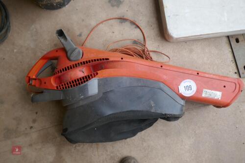 FLYMO 240V LEAF BLOWER/SUCKER (109)