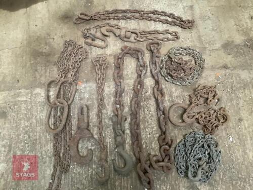 VARIOUS HEAVY DUTY TOW CHAINS