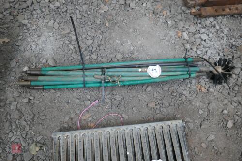 QTY OF DRAIN RODS (47)