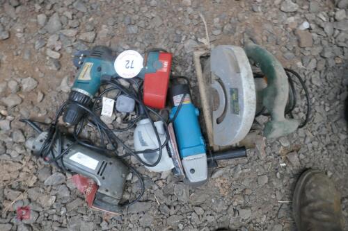 QTY OF 240 POWER TOOLS (72)