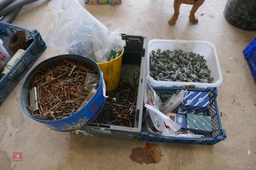 LARGE QTY OF SCREWS & NAILS (101)
