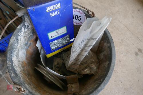 NAILS, PULLEY & METAL (105)