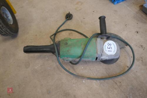HITACHI 9'' ANGLE GRINDER (158)