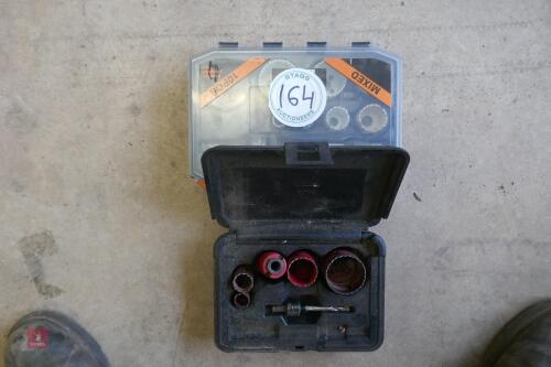 2 HOLE SAW SETS (164)