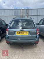 2009 SUBURU FORESTER CAR - 3
