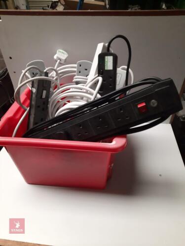BOX OF ELECTRICAL EXTENSION CABLES