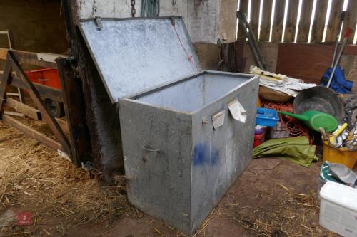 GALVANISED FEED BIN