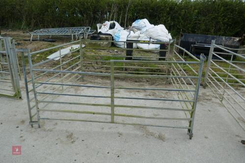 4 6' GALVANISED SHEEP HURDLES