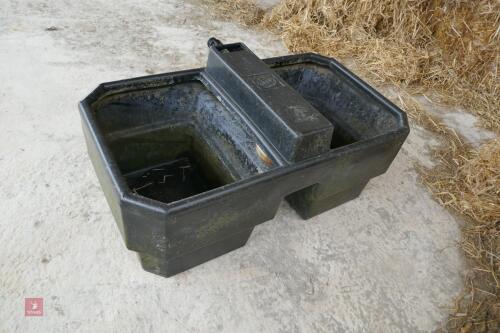 JFC DOUBLE PLASTIC WATER TROUGH