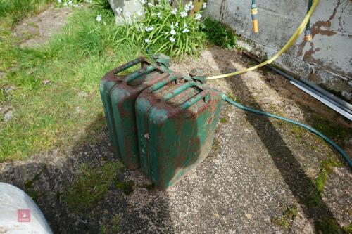 2 JERRY CANS