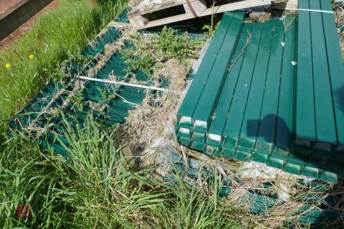 LRG QTY OF MESH SECURITY FENCING