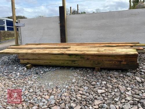 60 LENGHTS OF NEW 6 X 1 TIMBER CLADDING