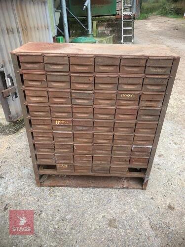 2 X EX ARMY SHELF STORAGE