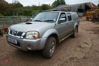 2003 NISSAN 2.5DI NAVARA 4WD PICK UP - 2