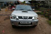2003 NISSAN 2.5DI NAVARA 4WD PICK UP - 3