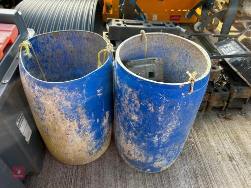 2 RUBBLE TUBS