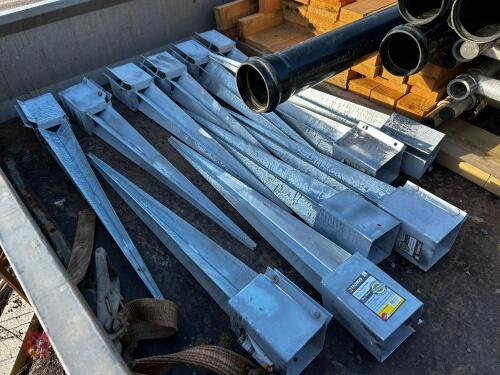 12 X 100MM X 100MM POST SPIKES