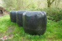 3 BALES OF HAYLAGE & 1 BALE OF STRAW - 3