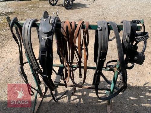 FULL LEATHER PONY HARNESS