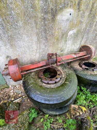 SLURRY TANKER BRAKED AXLE