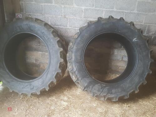 PAIR OF TYRES 540/65 R38