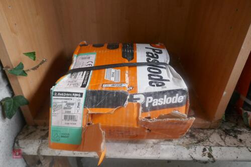 UNOPENDED BOX OF 3,300 8x63mm NAILS