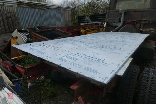 4M X 1.5M X 3MM ALUMINIUM SHEET
