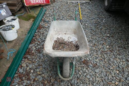 120L GALVANISED WHEEL BARROW