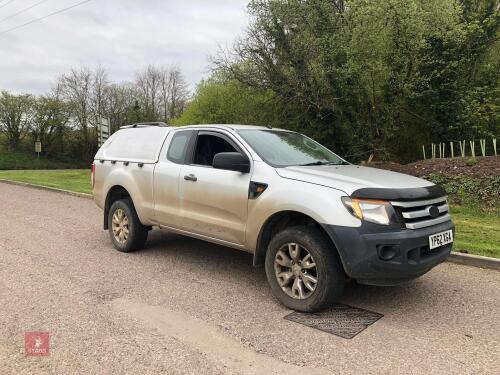 2012 FORD RANGER KING CAB PICKUP