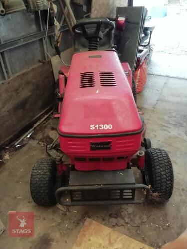 WESTWOOD RIDE ON MOWER