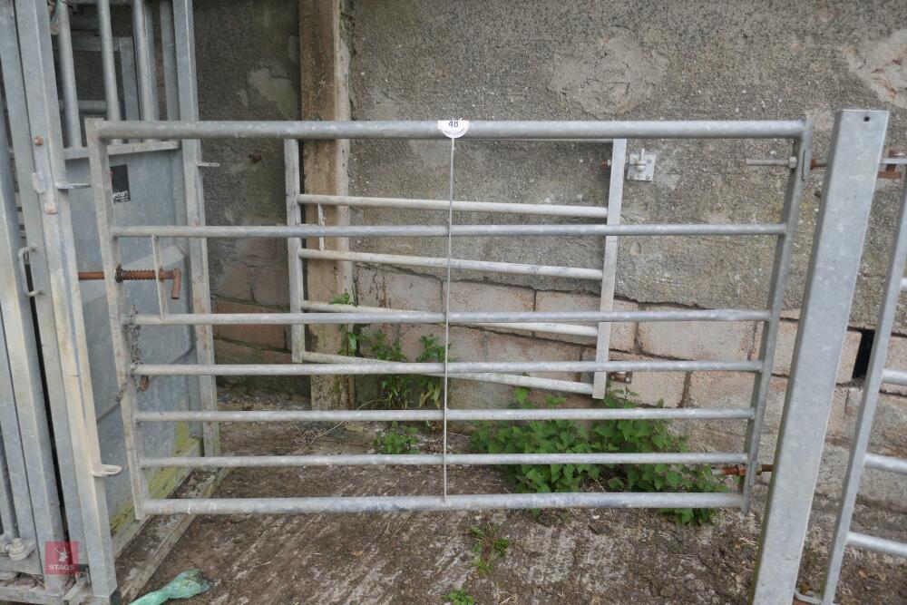 6' GALVANISED YARD GATE