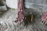 21 METAL ELECTRIC FENCE STAKES - 4