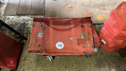 2 WORKSHOP TROLLEYS