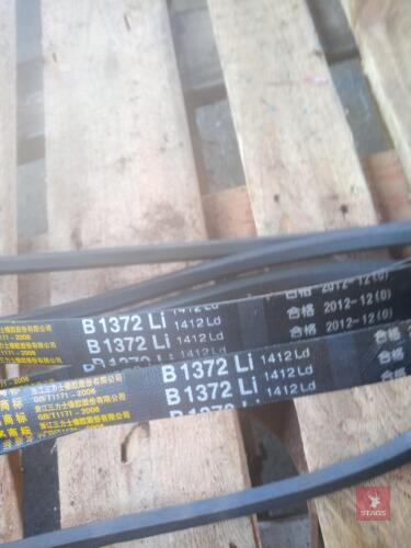 PAIR OF FINISHING MOWER BELTS
