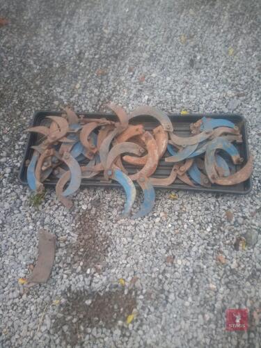 LARGE QTY OF NEW & USED ROTOVATOR BLADES