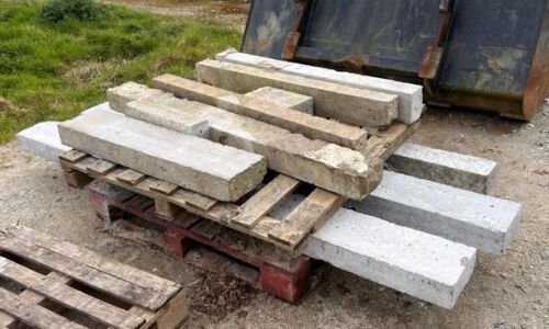 SELECTION OF CONCRETE LINTELS