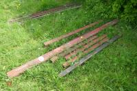 8 LENGTHS OF STEEL BOX - 4