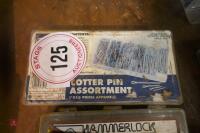 2 BOXES AND 1 ROLL OF SPLIT PINS - 3