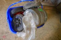 BOX OF WHEELS FOR JOCKEY WHEELS - 4