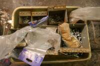 TRAY OF NUTS & BOLTS - 8