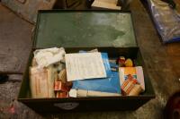 METAL BOX FULL OF FIRST AID EQUIPMENT - 2
