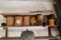 VARIOUS PLASTIC DRAIN PIPE FITTINGS - 2