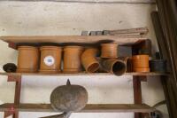 VARIOUS PLASTIC DRAIN PIPE FITTINGS - 5