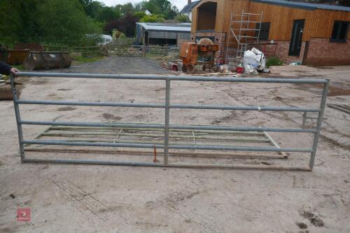 12' GALVANISED YARD GATE (MARKED D)