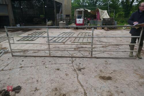 15' GALVANISED YARD GATE (MARKED F)