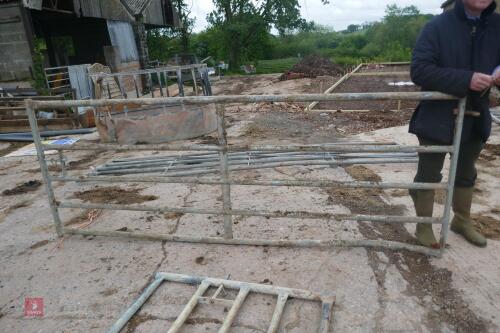 10' GALVANISED YARD GATE (MARKED H)